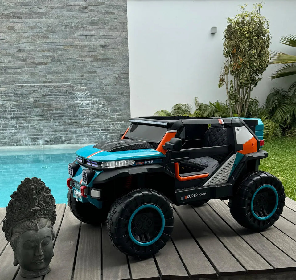 CARRO ELÉCTRICO PARA NIÑO DESTRUCTOR FUTURISTA