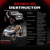 CARRO ELÉCTRICO PARA NIÑO DESTRUCTOR FUTURISTA