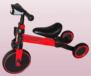 BICICLETA TRICICLO 3 EN 1 PLEGABLE PARA NIÑOS