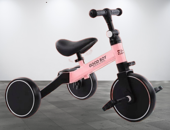 BICICLETA TRICICLO 3 EN 1 PLEGABLE PARA NIÑOS